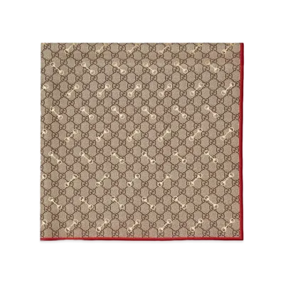 GUCCI Women's Cruise Scarfs "Red"