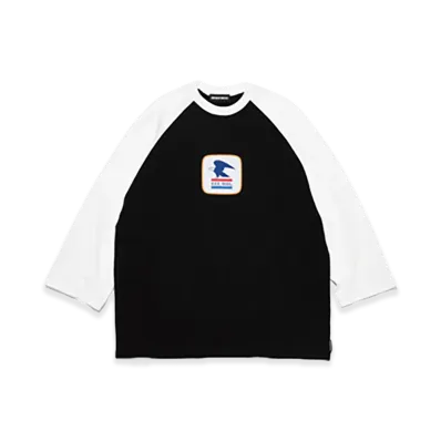 GOD SELECTION XXX Raglan Sleeve T-Shirt GX-S26-RT-01 "Black/White"