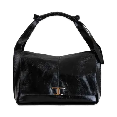 TOD'S Timeless Bag In Leather Large "Black"