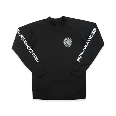 Chrome Hearts CH Horseshoe L/S Rash Guard "Black"