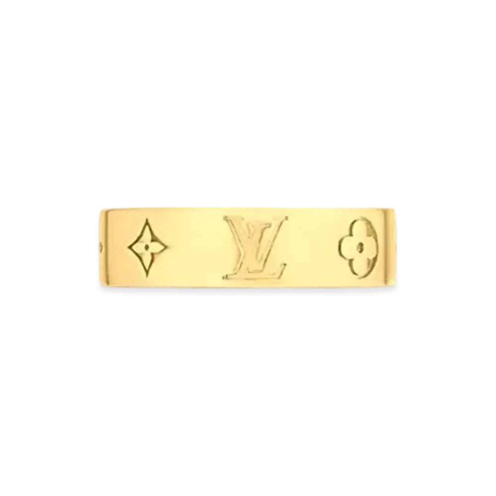 Louis Vuitton LV Mosaic Thin Ring "Gold"