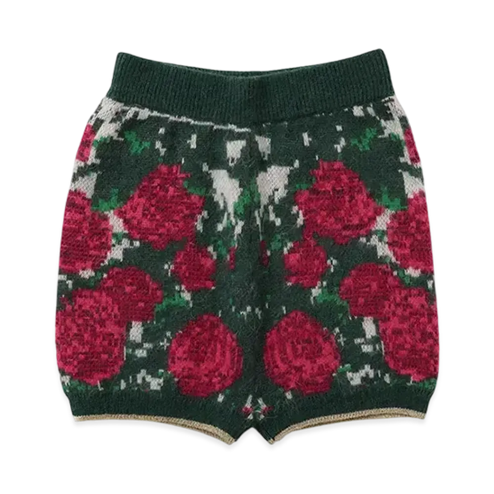 BEAMS COUTURE x RURU MARY'S Knit Shorts "Rose"