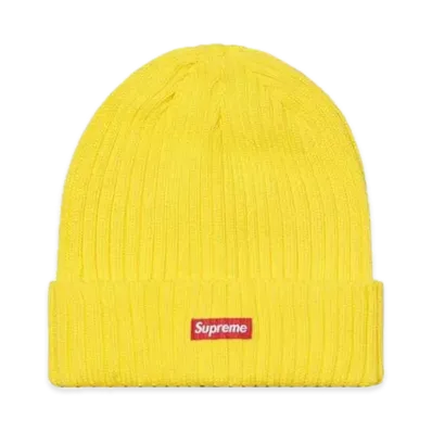Supreme SS21 Overdyed Beanie "Yellow"(21SS)