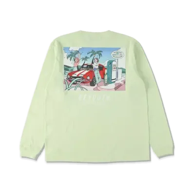 Yoshifuku Honoka x WIND AND SEA L/S Tee Girl "Lime"