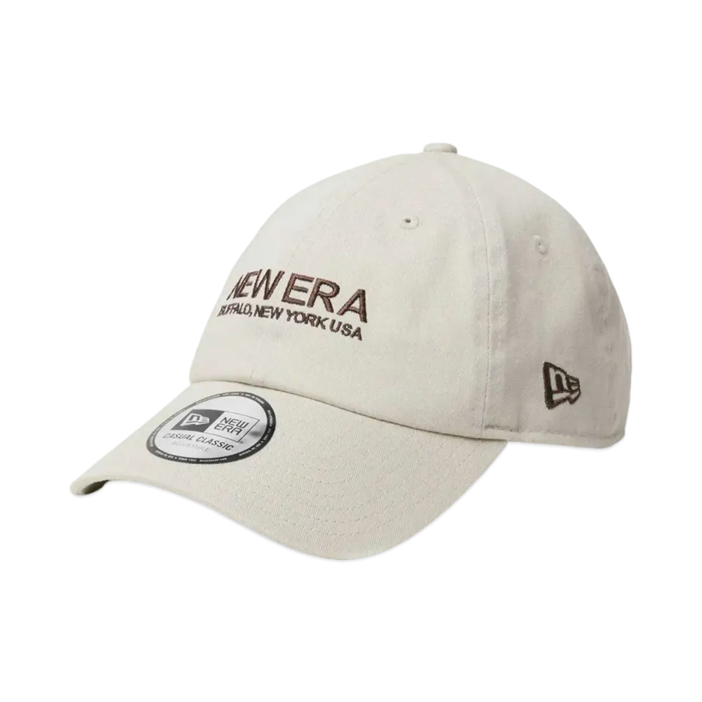NEW ERA Casual Classic The Origin Strap Logo "Stone"