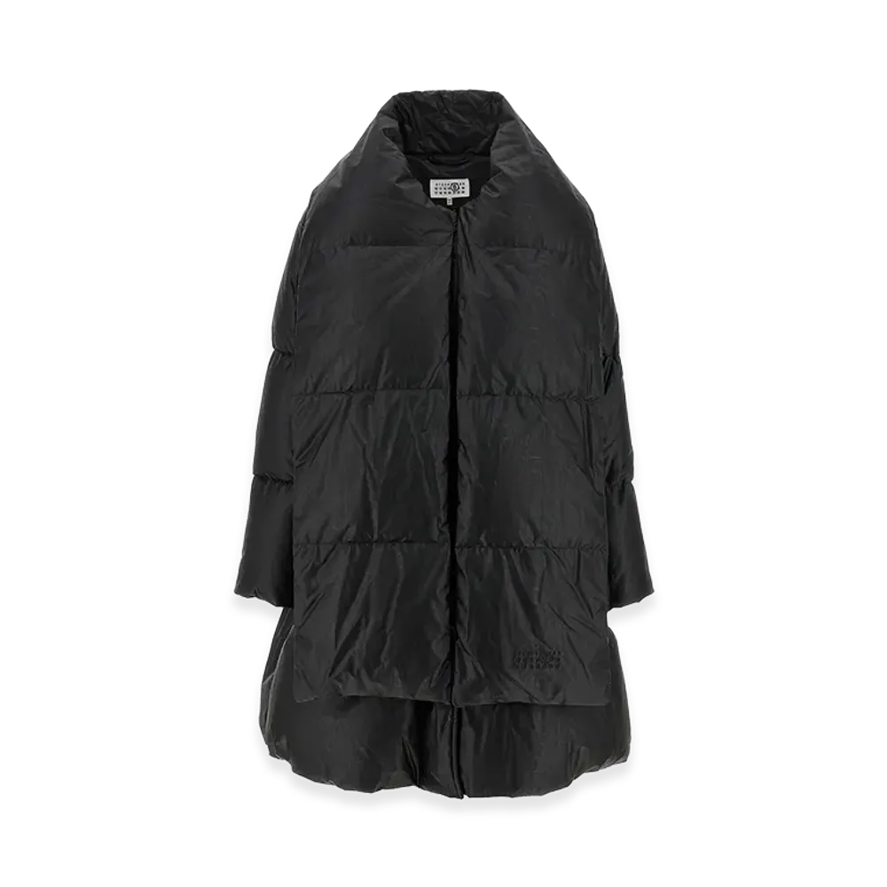 MM6 Maison Margiela Women's Scarf Down Jacket "Black"