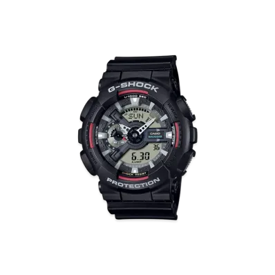 Casio G-Shock 110 Series Iconic Styles Ana-Digi M Watch "Black/Cmbi"