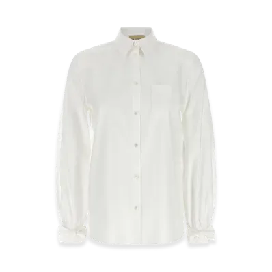Valentino Women's Poplin Shirt "White"