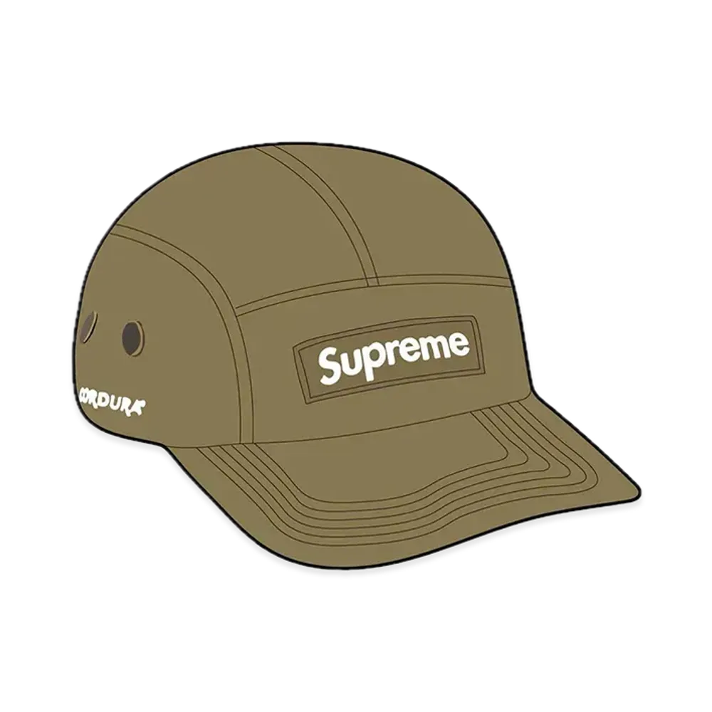 Supreme Brushed Cordura Camp Cap "Olive"