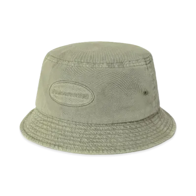 thisisneverthat Overdyed E/T-Logo Bucket Hat "Washed Green"
