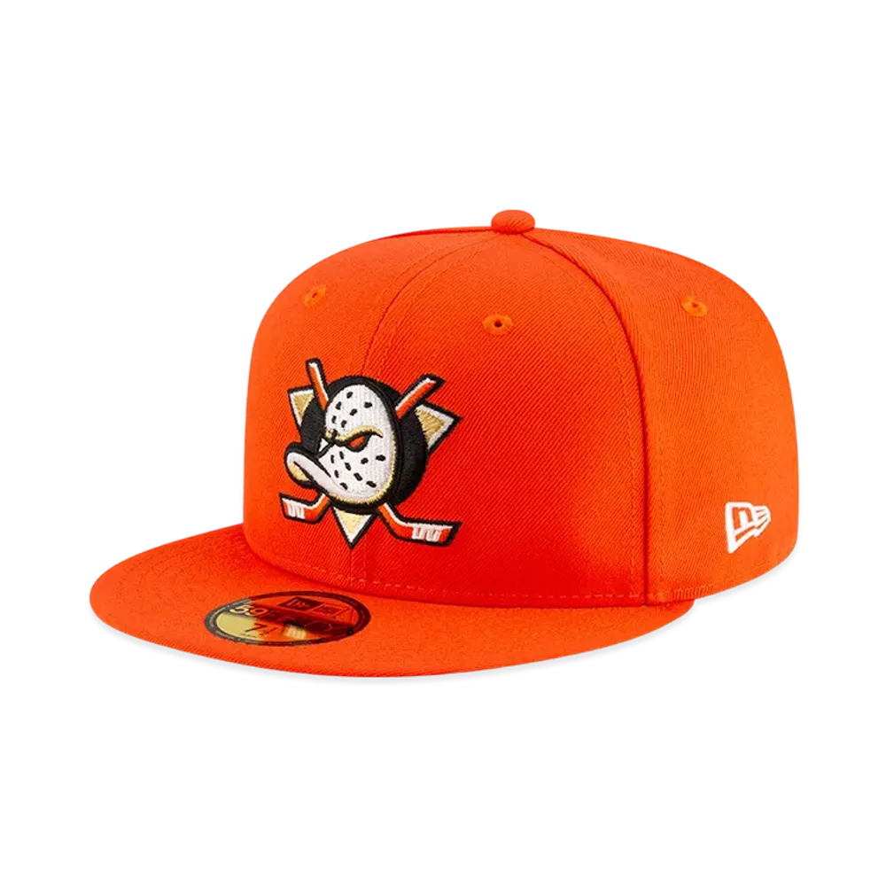 NEW ERA x THE CAP NHL Basic 59Fifty Anaheim Ducks "Orange"