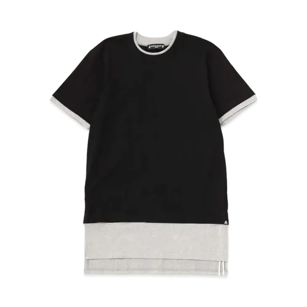 mastermind JAPAN Layered Tee "Navy Top Gray"