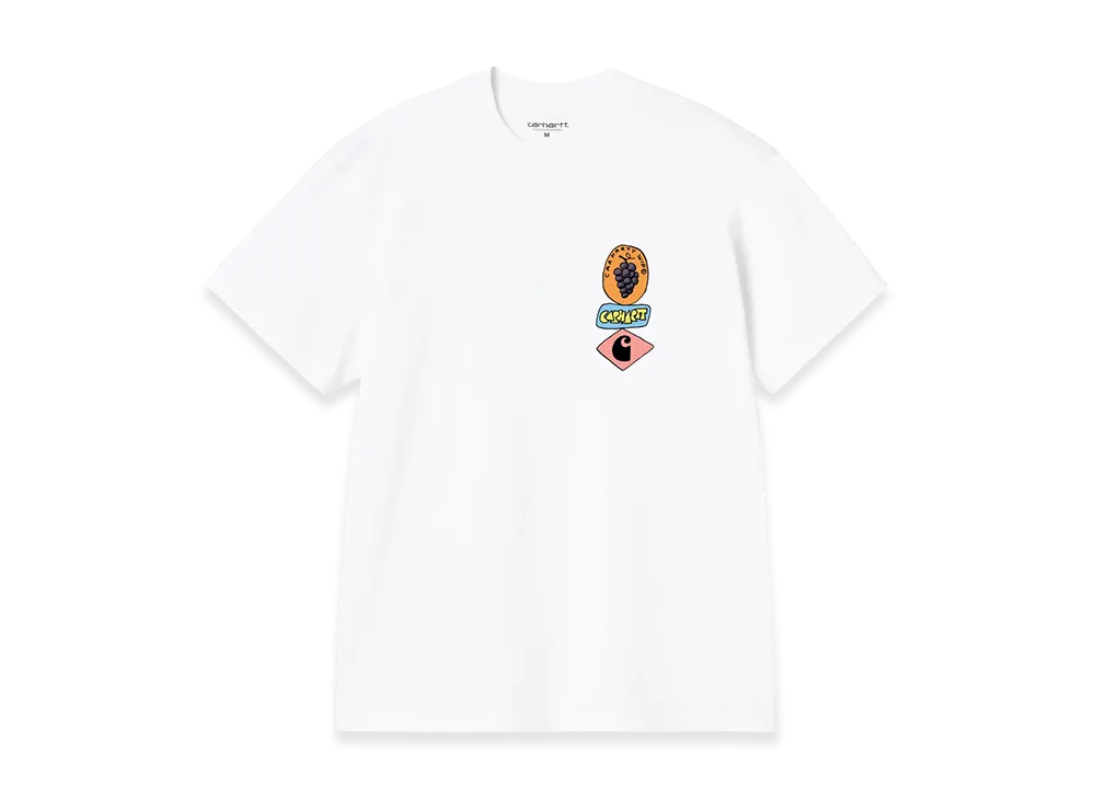 Carhartt WIP S/S Stacked Grapes T-Shirt "White"