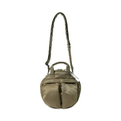 POTR x beautiful people Helmet Bag In Nylon Twill "Olive"