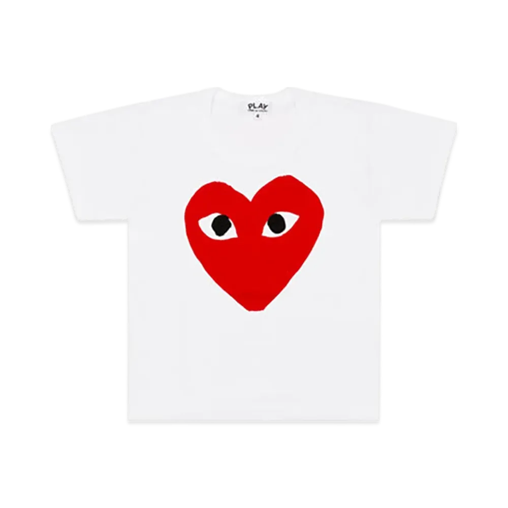PLAY COMME des GARCONS Kids T-Shirt "White"