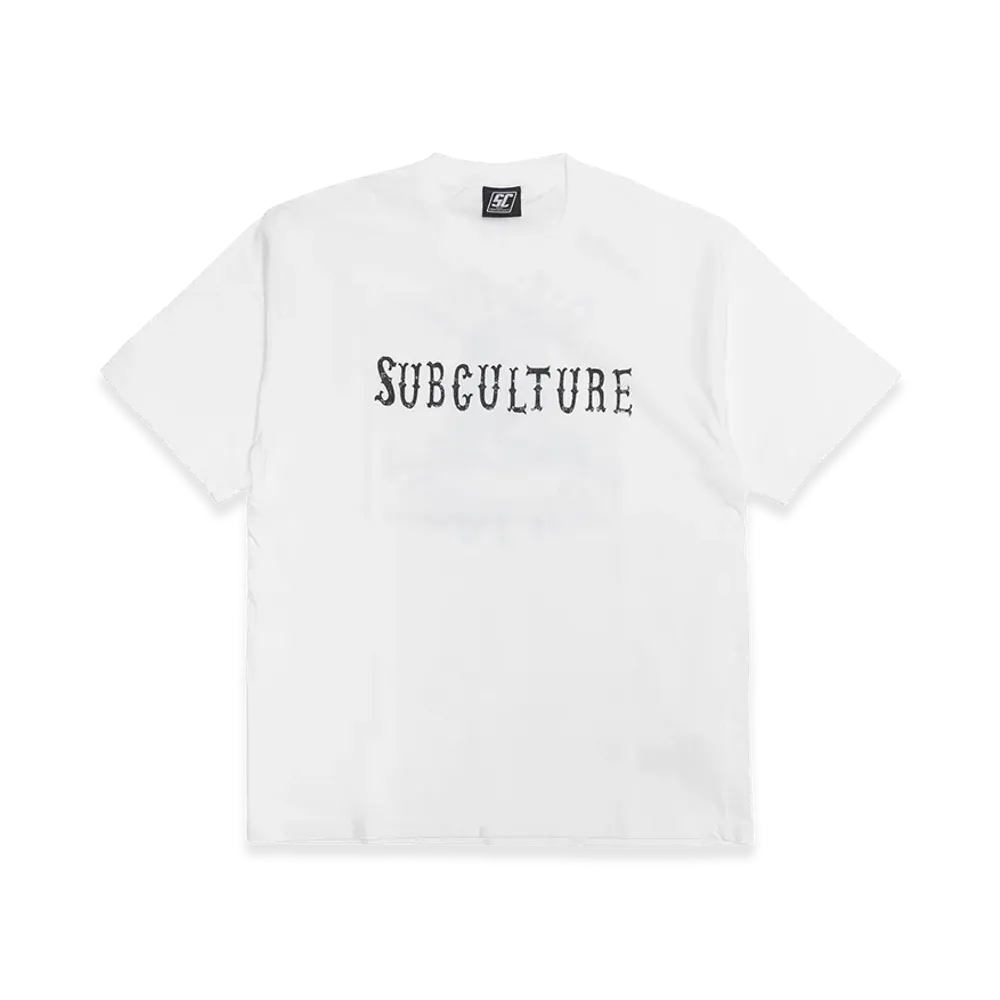 SubCulture SC Aged Face Body Outoffcontorol T-Shirt "White"