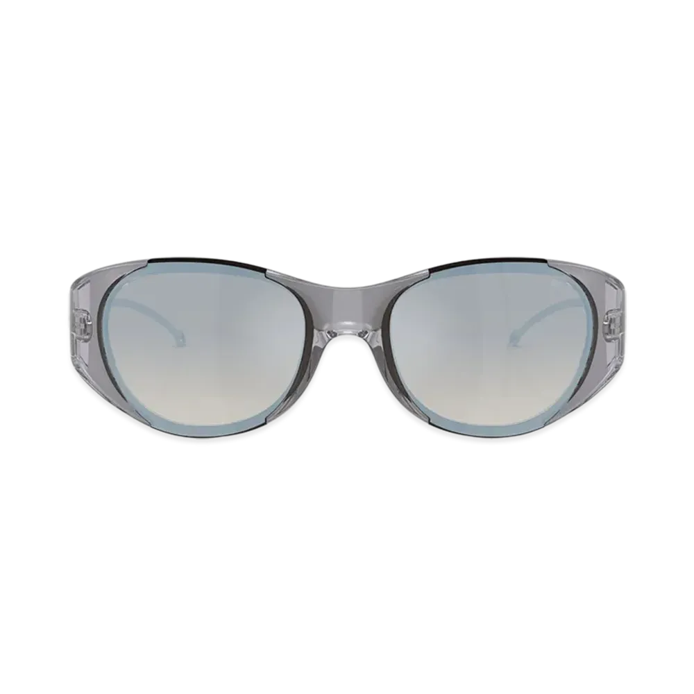 Diesel 0Dl3003 Iconic Oval Sunglasses "Light Gray"