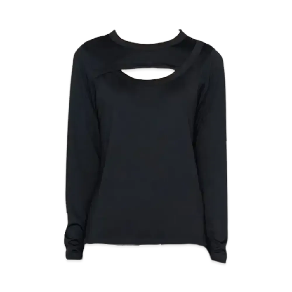 The North Face x HYKE Long Sleeve Merino Trail Crew (Women's) "Black"