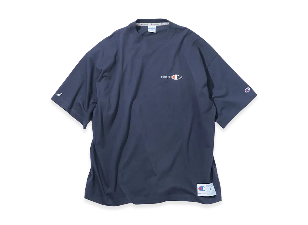 Champion x NAUTICA Embroidered Heavyweight T-Shirt "Navy"
