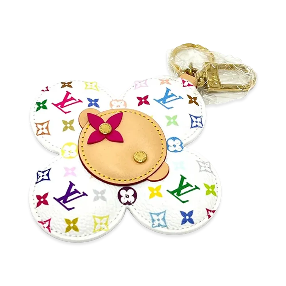 Louis Vuitton Vivienne Head Bag Charm "White"
