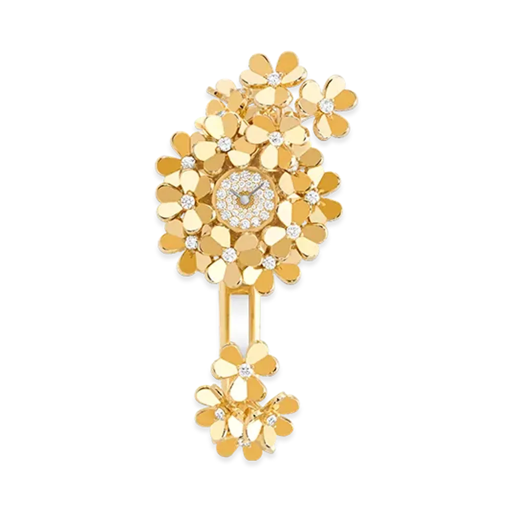 Van Cleef & Arpels Frivole Secret watch small model "18K Yellow gold/Diamond"