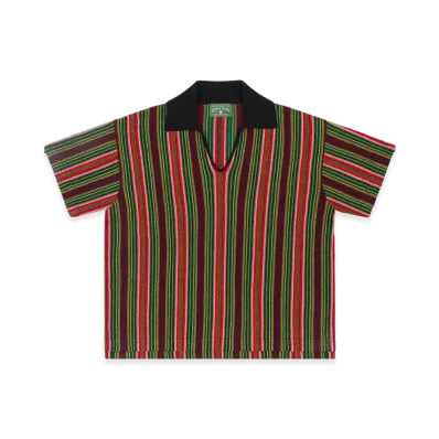 DENIM TEARS Knit Polo "Multi"