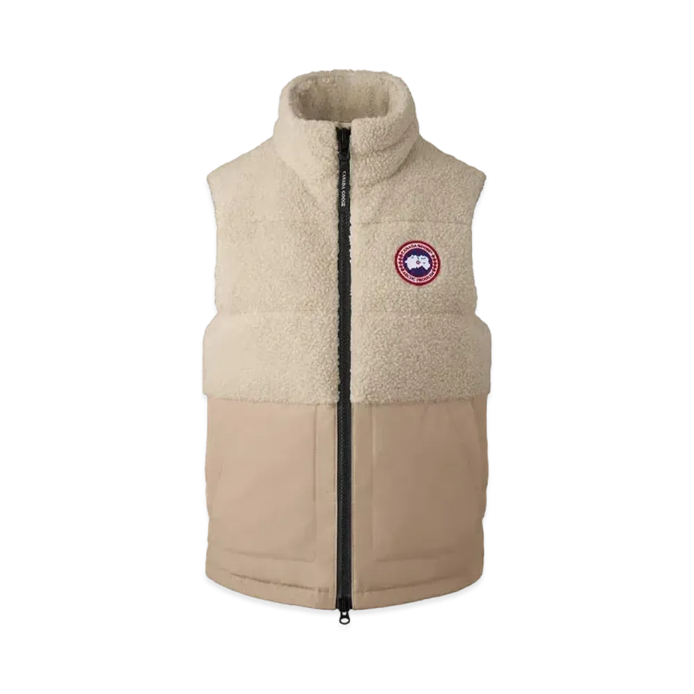 CANADA GOOSE Elora Vest "Light Tan/ Tan"