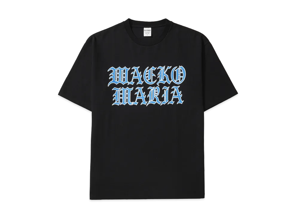 WACKO MARIA Washed Heavy Weight T-Shirt "Black"