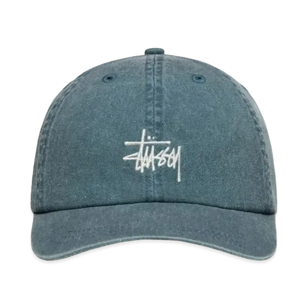 Stussy Washed Basic Low Pro Cap "Lagoon" (FA24)