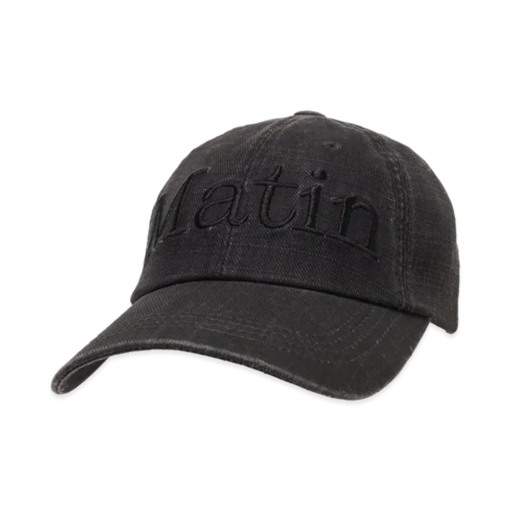 Matin Kim Matin Logo Washed Ball Cap "Black"