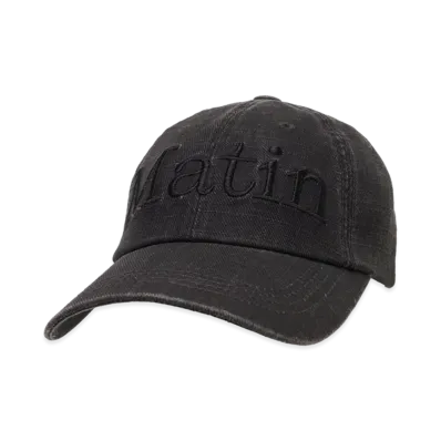 Matin Kim Matin Logo Washed Ball Cap "Black"