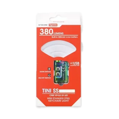 Supreme x NITECORE Tini Keychain Light "Green"