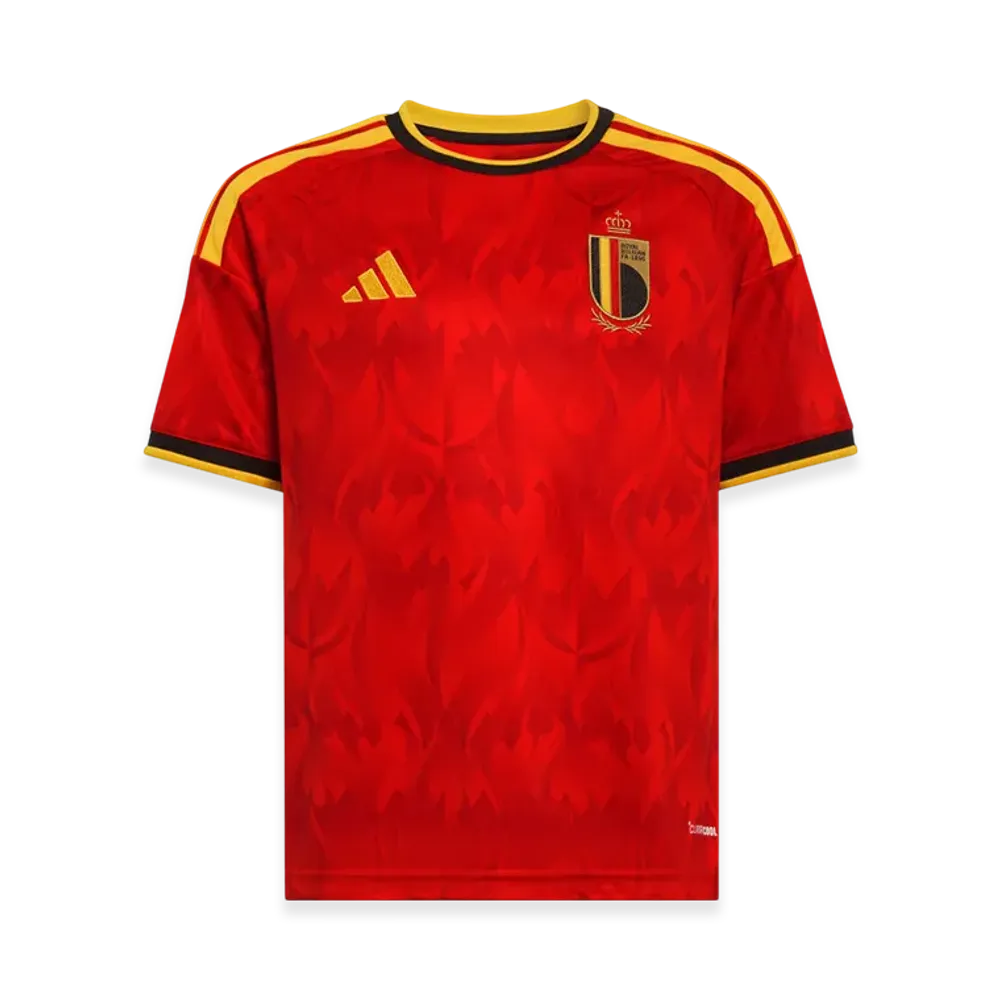adidas Kids Belgium 26 Home Replica Jersey "Red/Bold Gold"