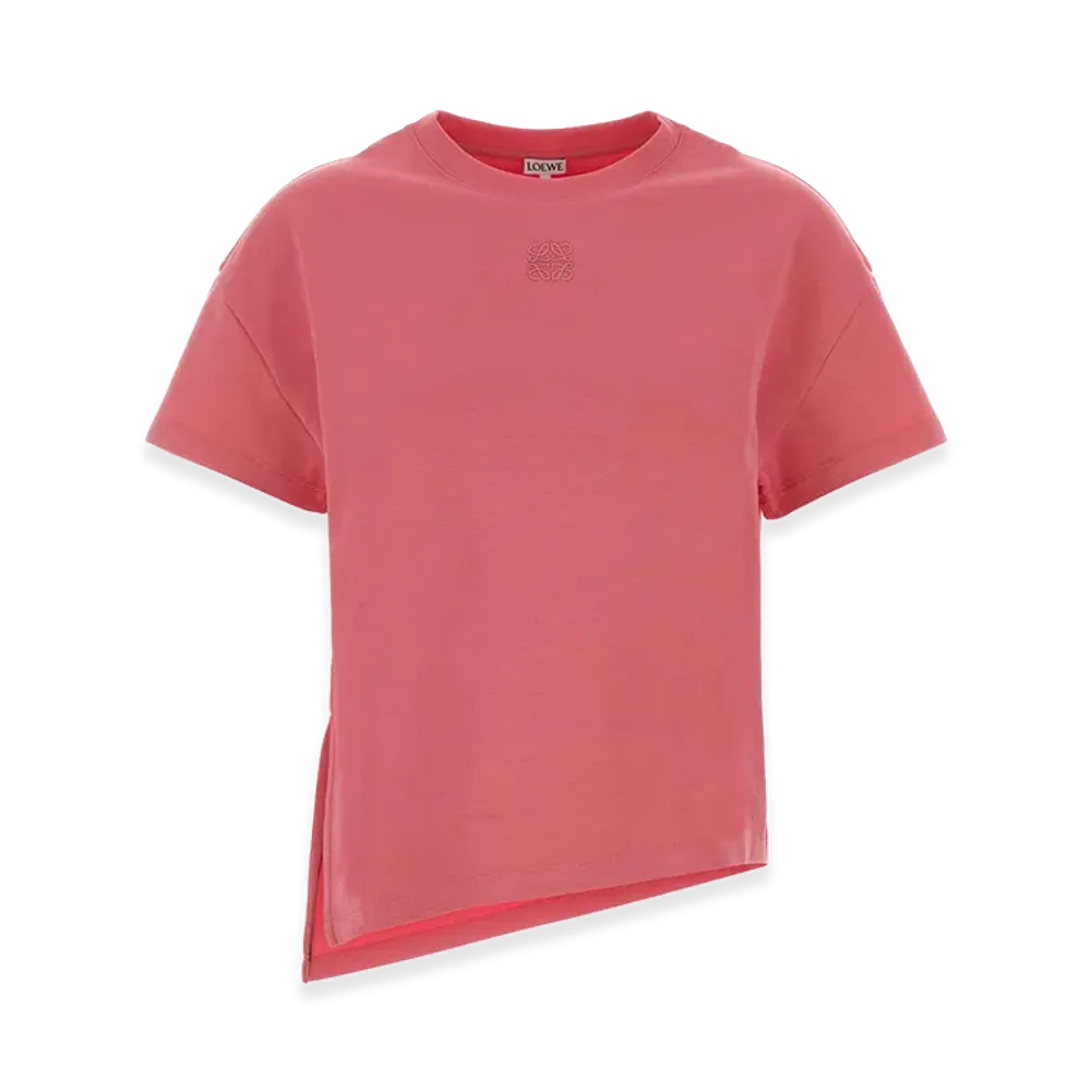 LOEWE Women's Cotton Blend Tee "Pink"