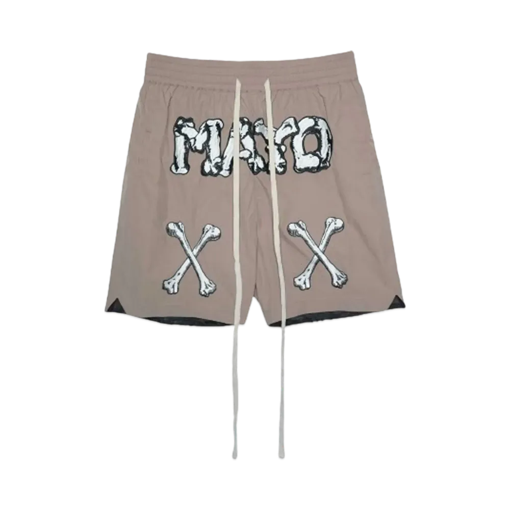 MAYO MAYO BONES Embroidery Shorts "BEIGE"