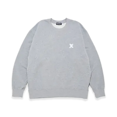GOD SELECTION XXX Crew Neck Sweat Shirt GX-S26-CS-02 "Gray"