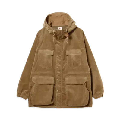 BEAMS Corduroy Mountain Parka "Beige"