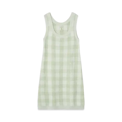 GELATO PIQUE Check Jacquard Dress "Mint"