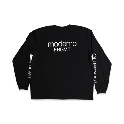 FRAGMENT x moderno L/S T-Shirt "Black"