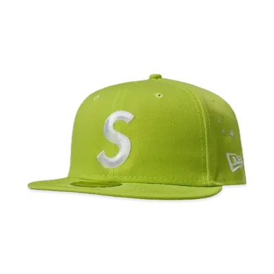 Supreme Characters S Logo New Era "Neon Green"