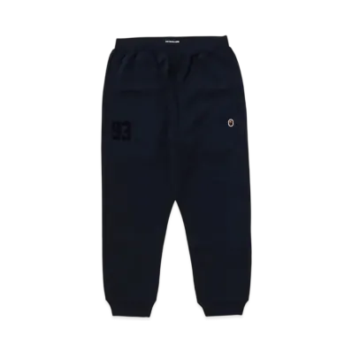A BATHING APE Mr. BATHING APE 24FW Logo Sweat Pants "Navy"