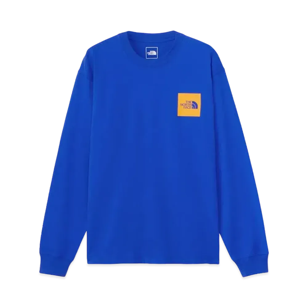 The North Face Long Sleeve Square Logo Tee "TNF Blue"