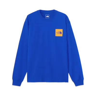 The North Face Long Sleeve Square Logo Tee "TNF Blue"