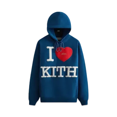 Kith x Advisory Board Crystals I Love Kith Hoodie "Navy"