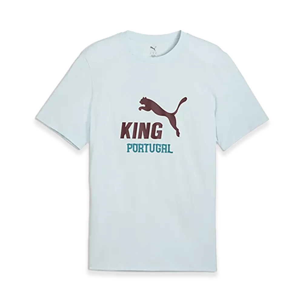 PUMA 2026 Portugal National Team King Logo T-Shirt "Sea Glass"