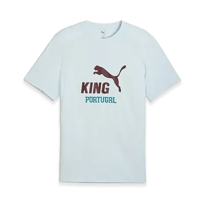 PUMA 2026 Portugal National Team King Logo T-Shirt "Sea Glass"