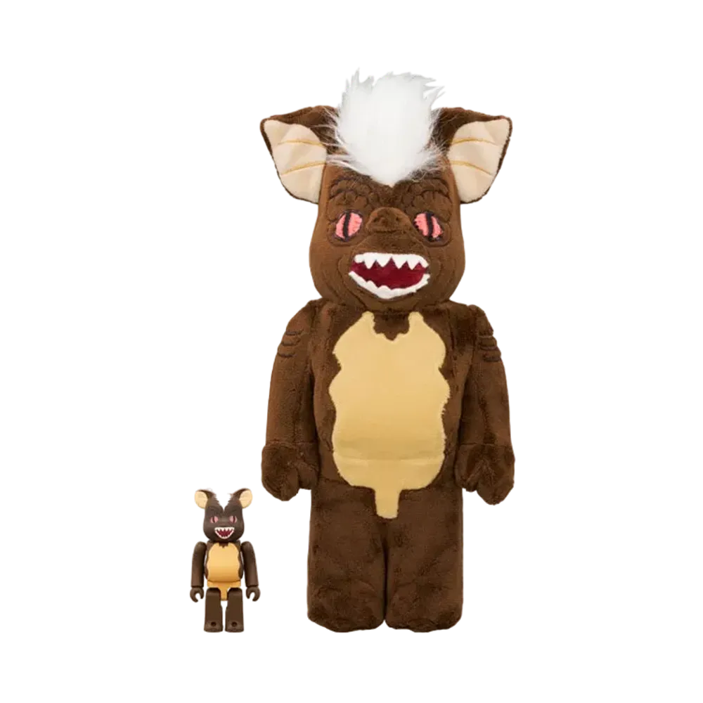 MEDICOM TOY "BEARBRICK" -GREMLINS- STRIPE 100% & COSTUME Ver. 400%