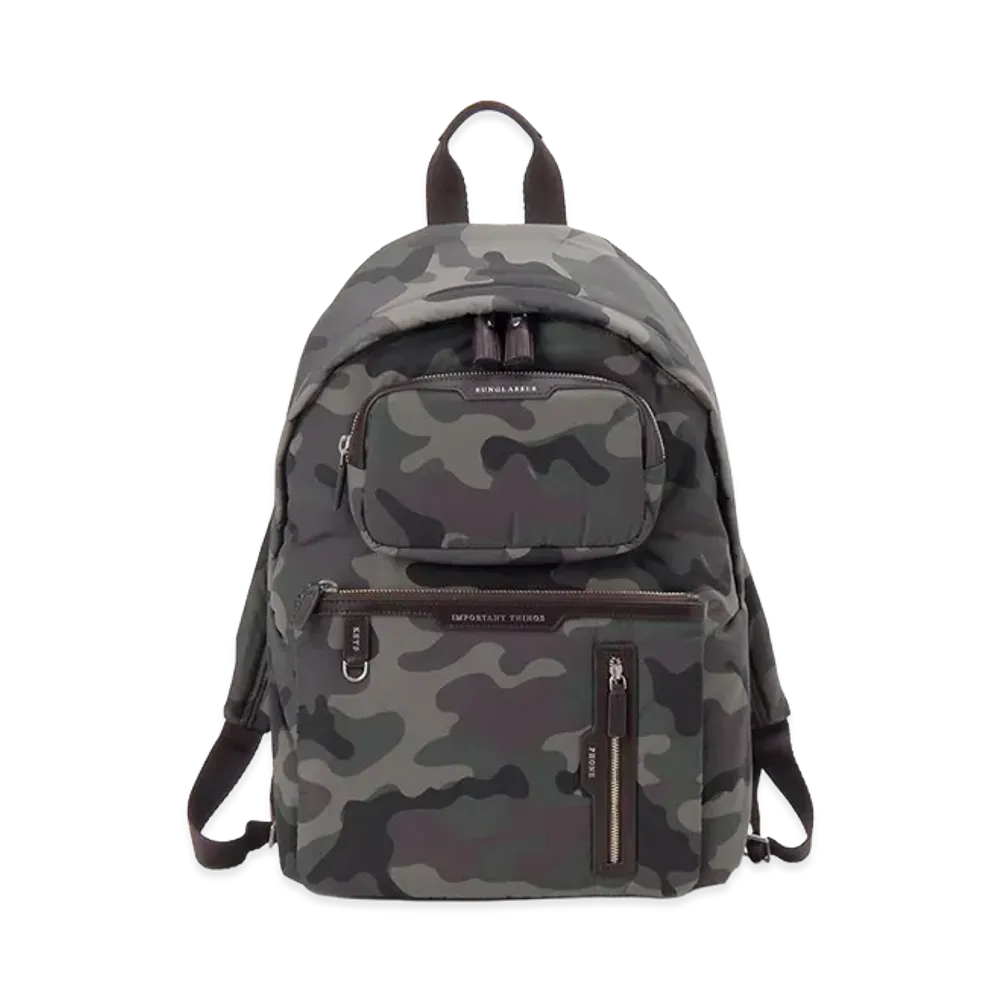 ANYA HINDMARCH Backpack "Camouflage Grey/Black/Green"