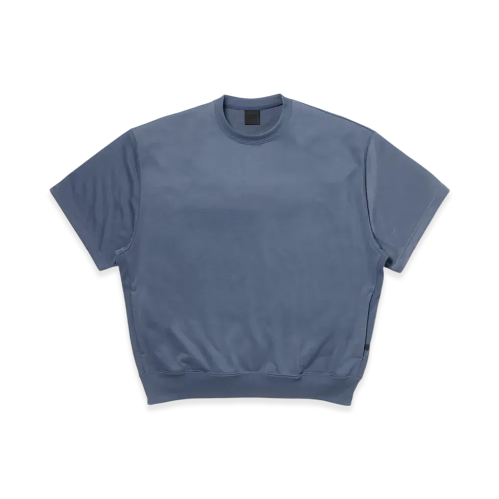 DAIWA PIER39 Women's Tech Sweat Crew S/S "Smoke Blue"