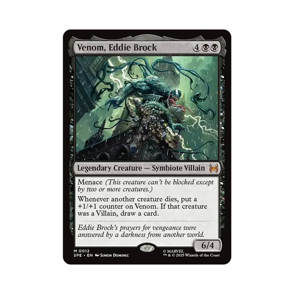 Venom Eddie Brock M :Foil [SPE 0012] [EN](MARVEL SPIDER-MAN